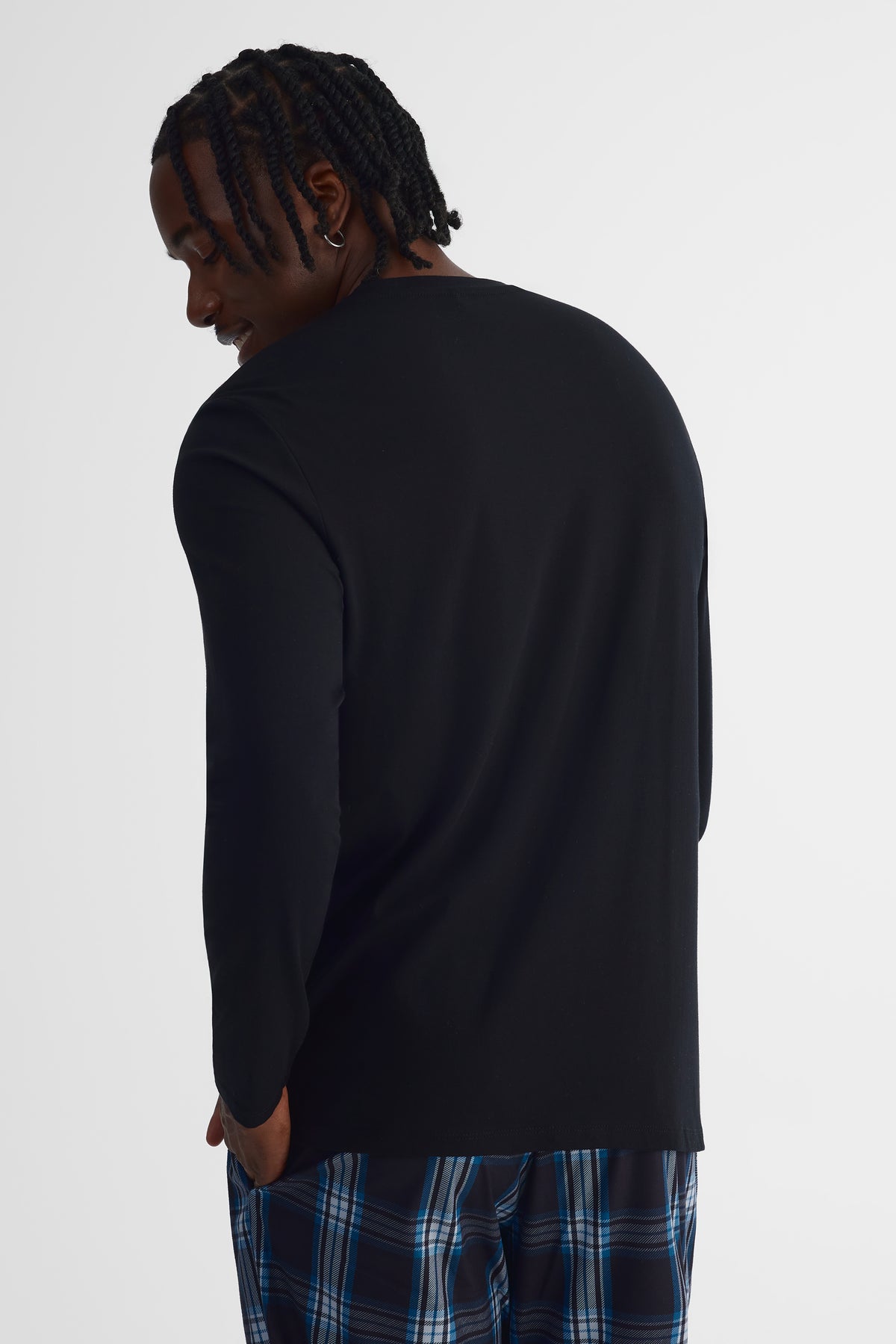 Chandail à manches longues - Homme && NOIR