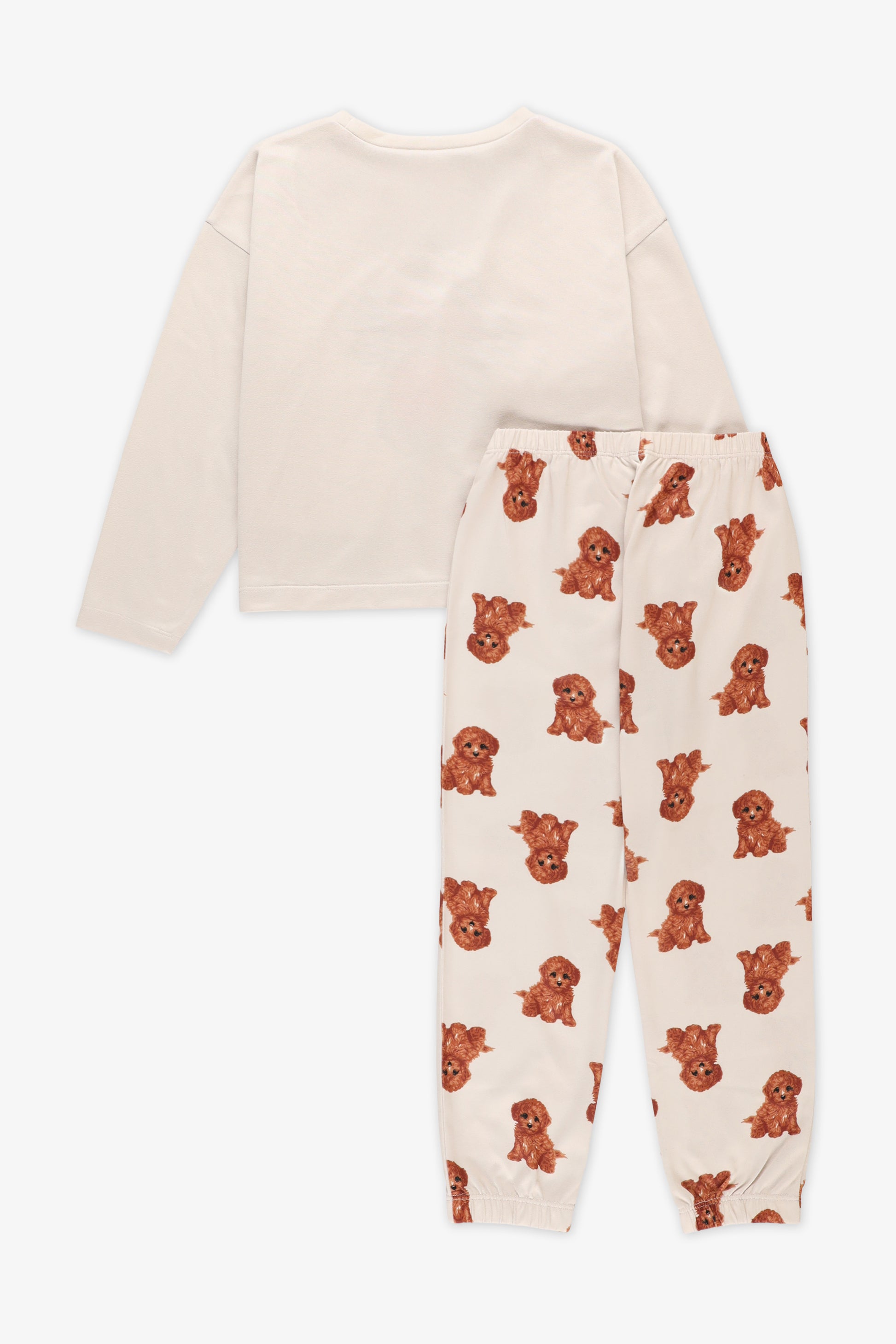 Ensemble à manches longues - Enfant fille && BEIGE
