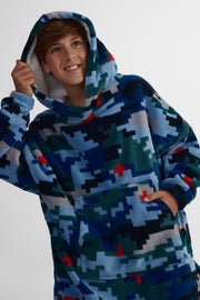 Robe de chambre à manches longues - Ado garçon && NOIR/MULTI