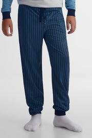Pantalon à taille élastique - Ado garçon && BLEU MULTI