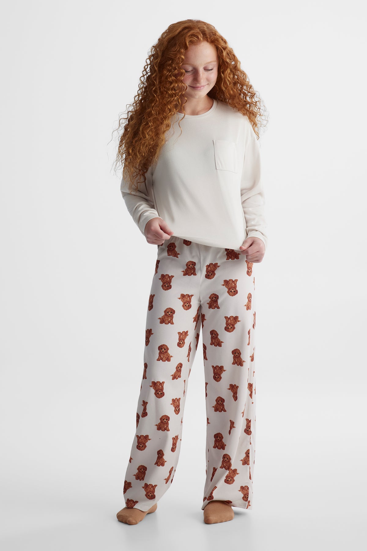 Ensemble à manches longues - Ado fille && BEIGE