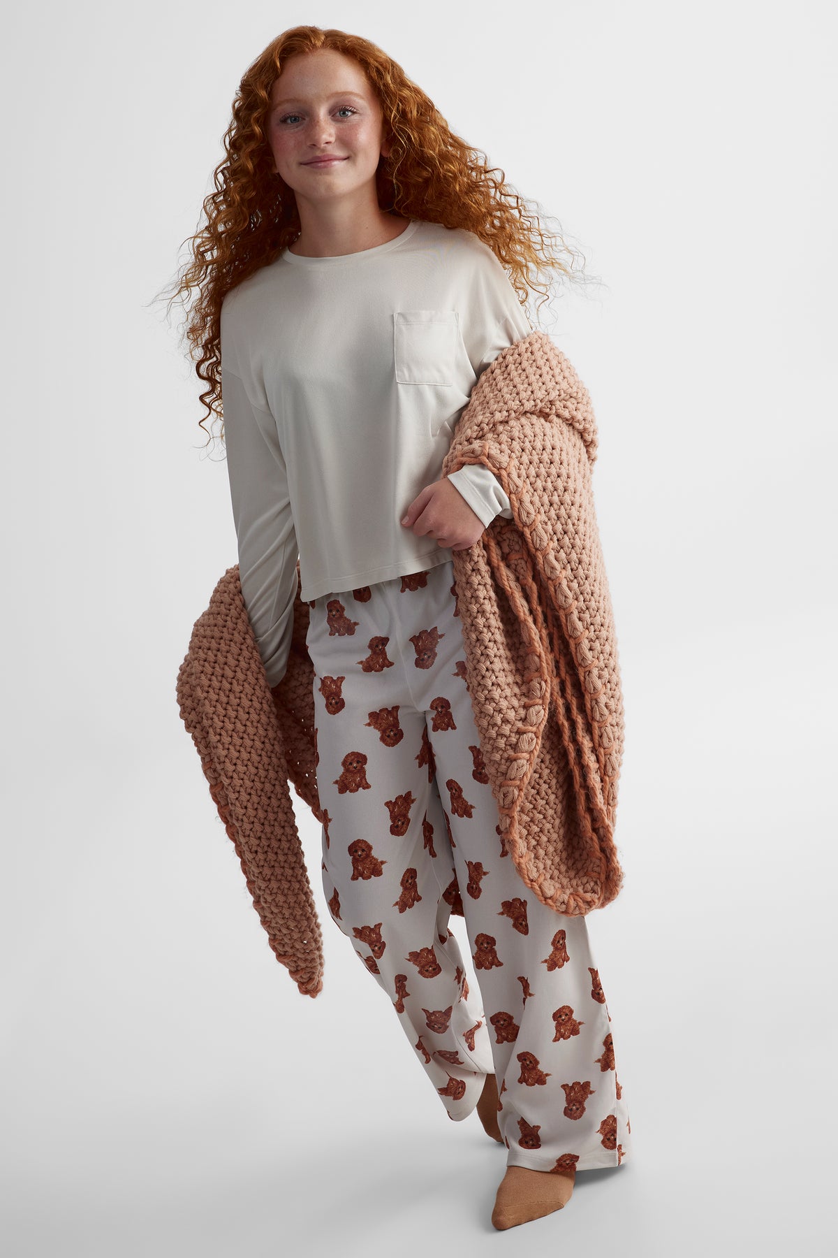 Ensemble à manches longues - Ado fille && BEIGE