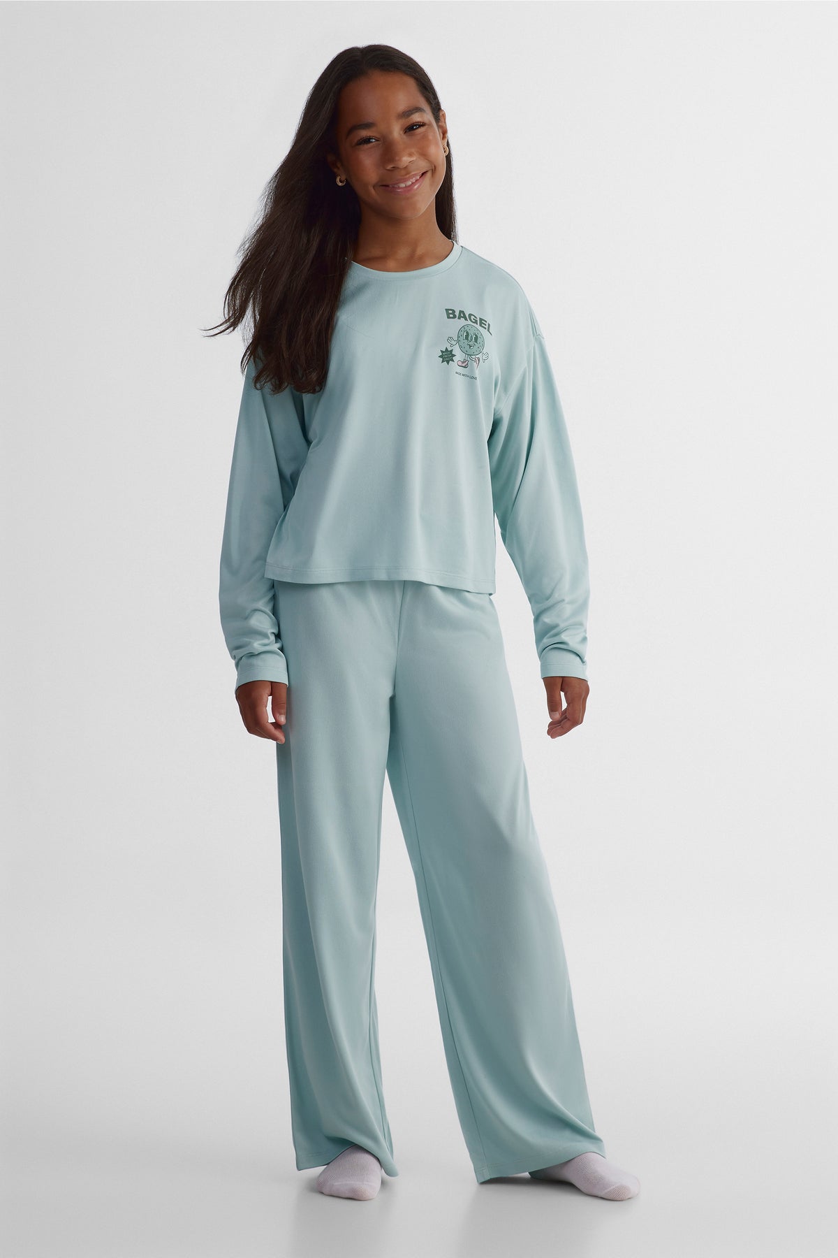 Ensemble à manches longues - Ado fille && AQUA