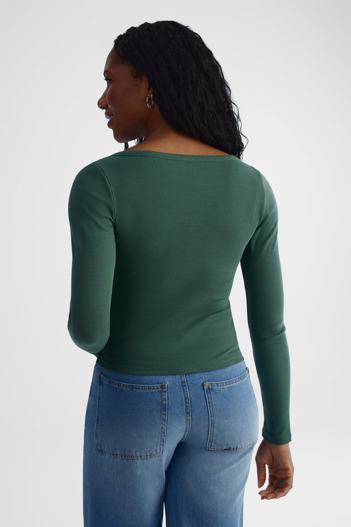 Chandail à manches longues - Jeune femme && VERT