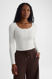 Chandail à manches longues - Jeune femme && BEIGE
