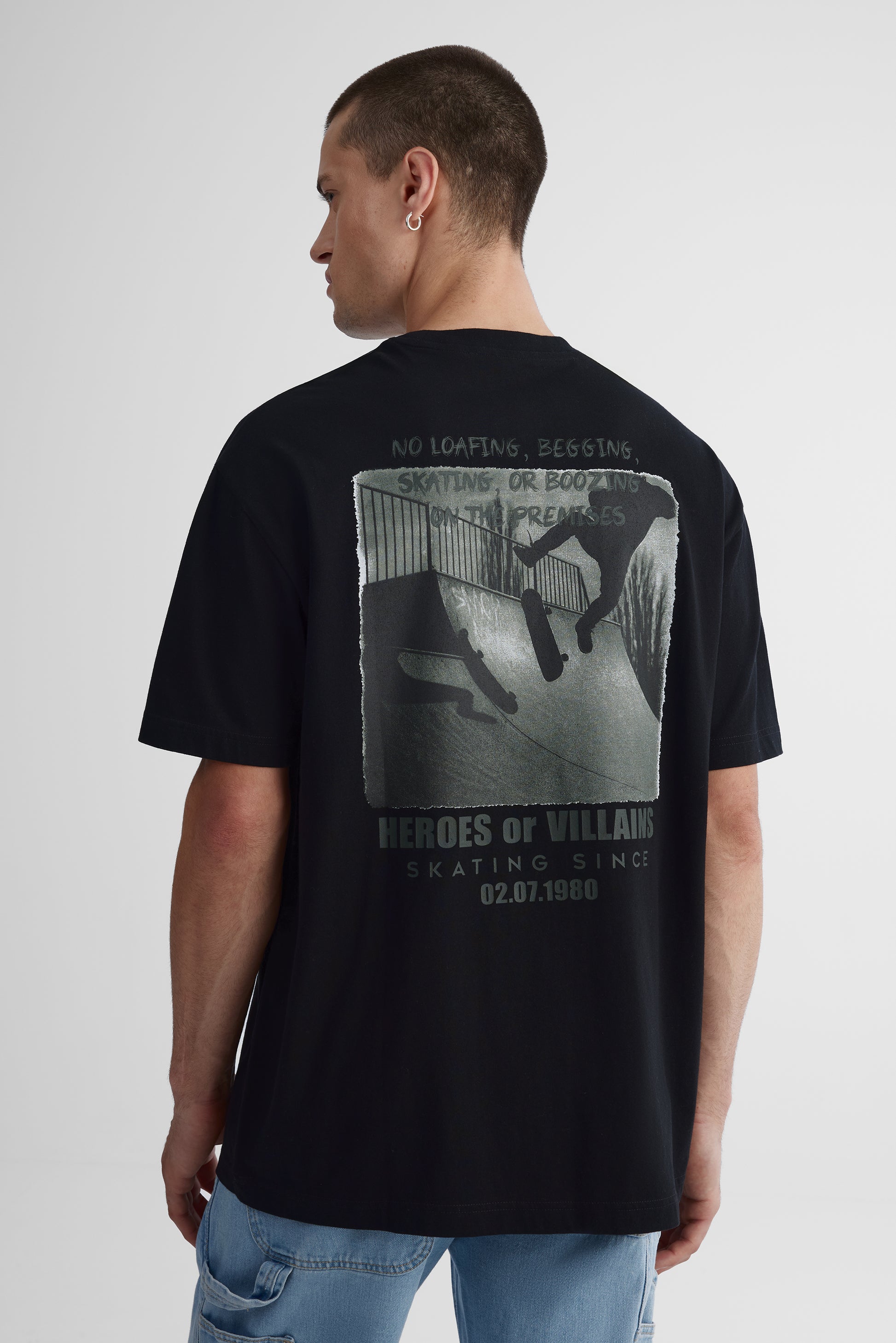 T-shirt confortable - Jeune homme && NOIR