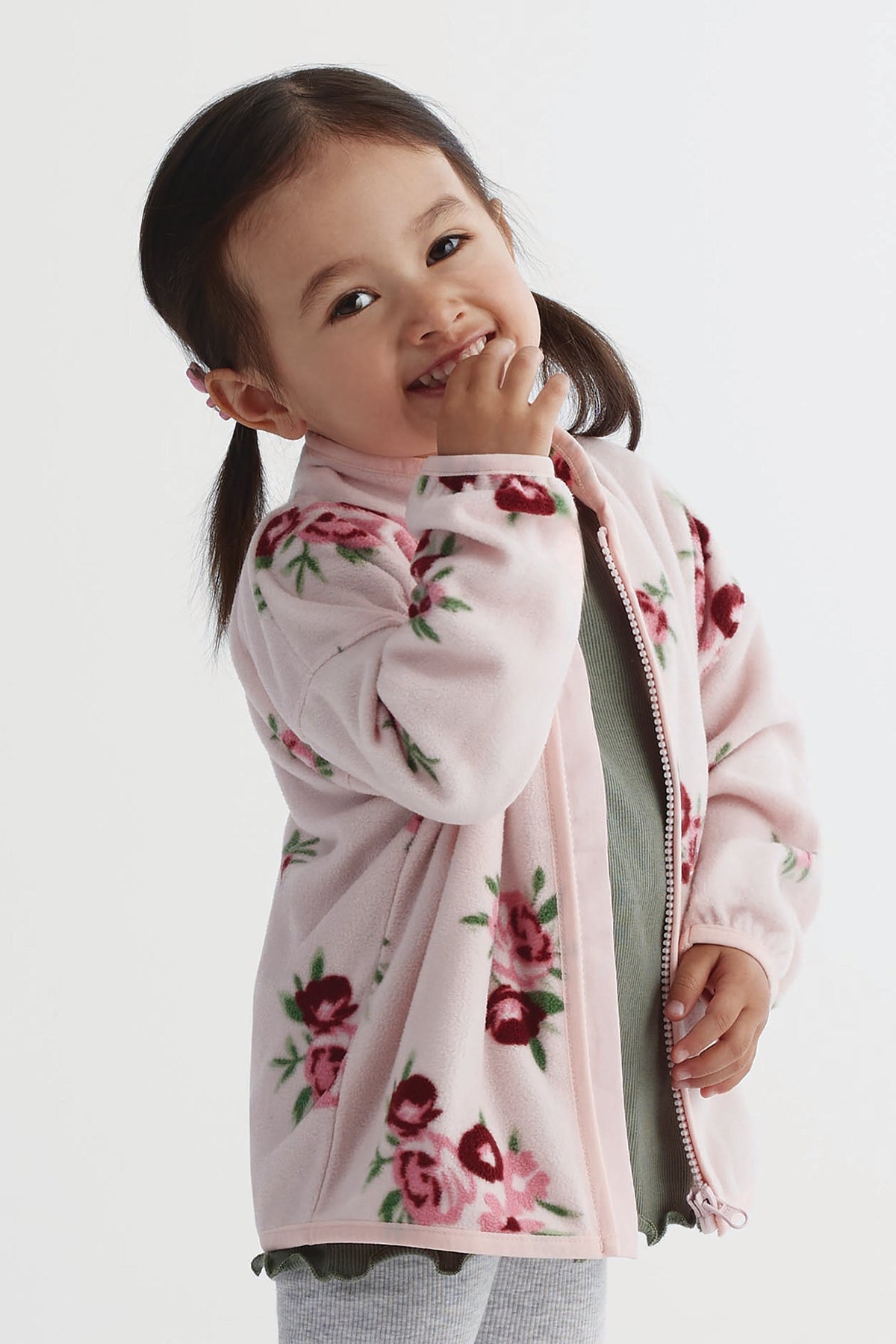 Veste douillet - Bébé fille && ROSE MULTI