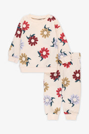 Ensemble 2 pièces douillet - Bébé fille && ROSE MULTI