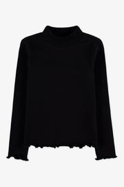 Chandail extensible - Enfant fille && NOIR