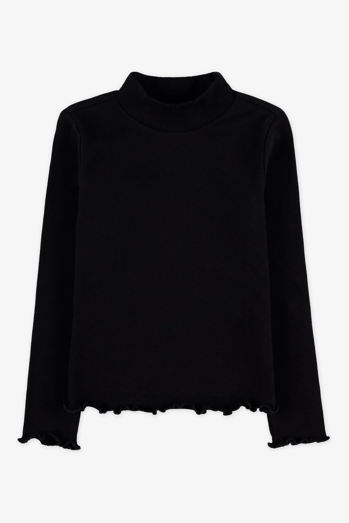 Chandail extensible - Enfant fille && NOIR