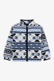 Veste polaire chaude - Enfant fille && BLEU MULTI
