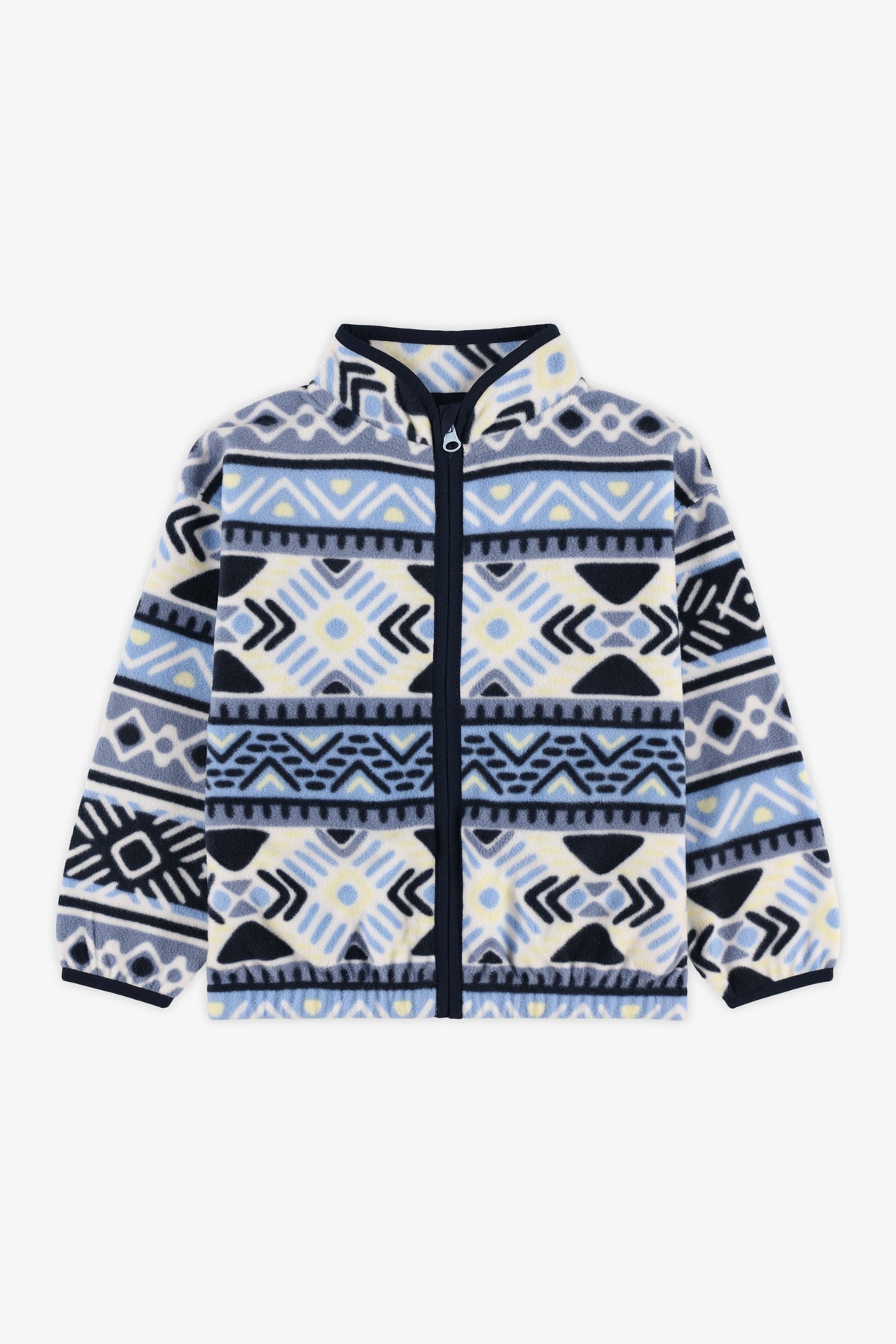 Veste polaire chaude - Enfant fille && BLEU MULTI