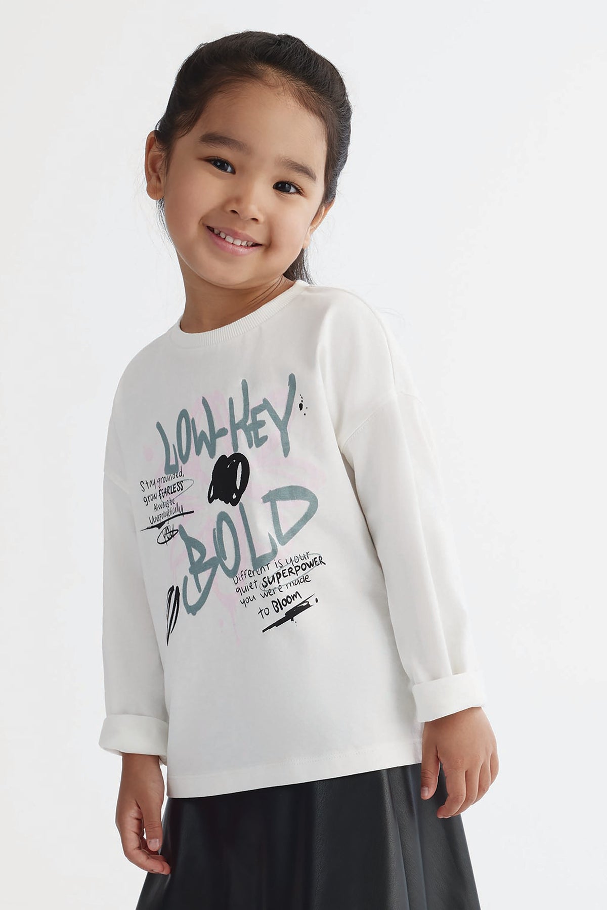 Chandail confortable - Enfant fille && BLANC CASSÉ