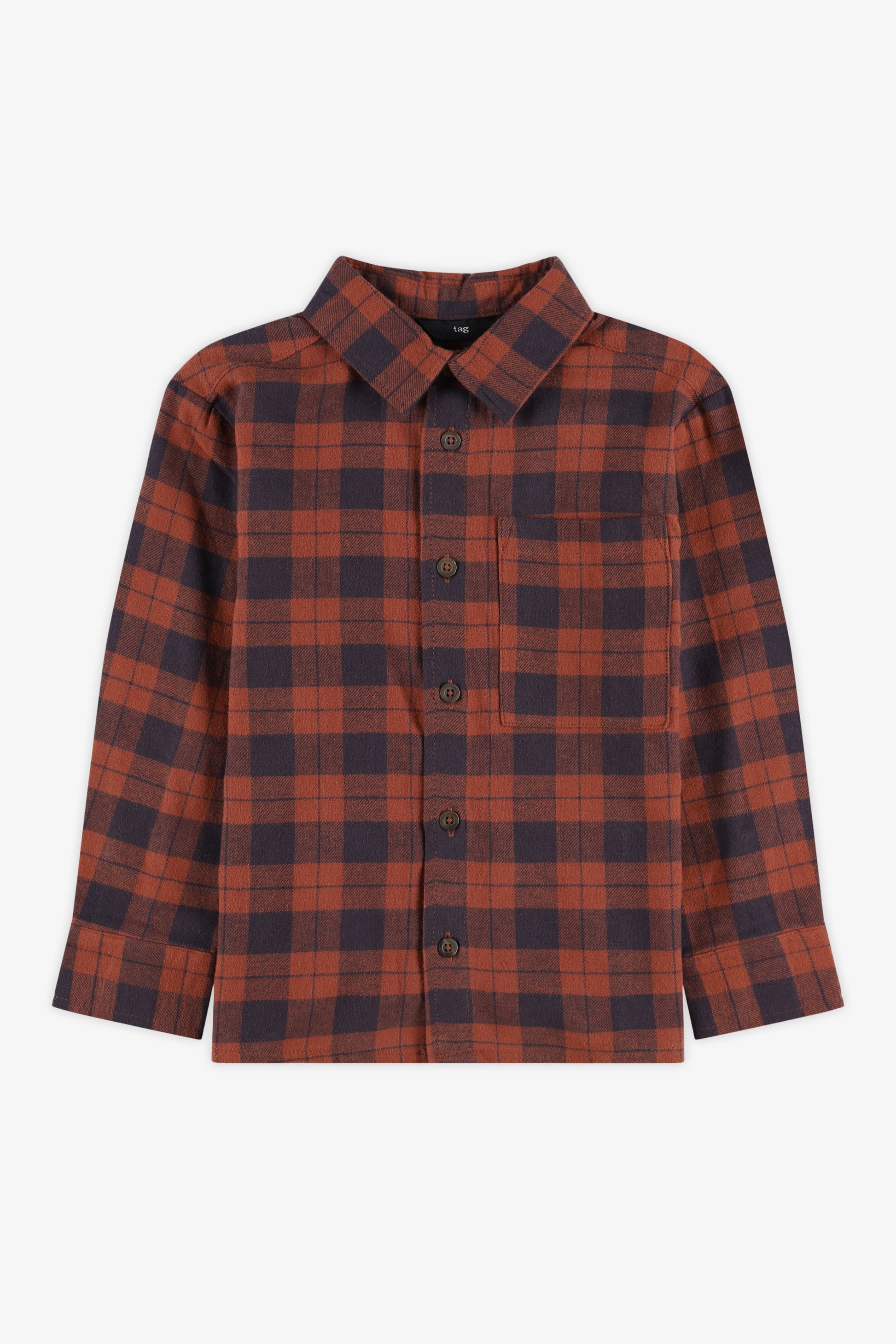 Chemise confortable - Enfant garçon && BRUN/MULTI