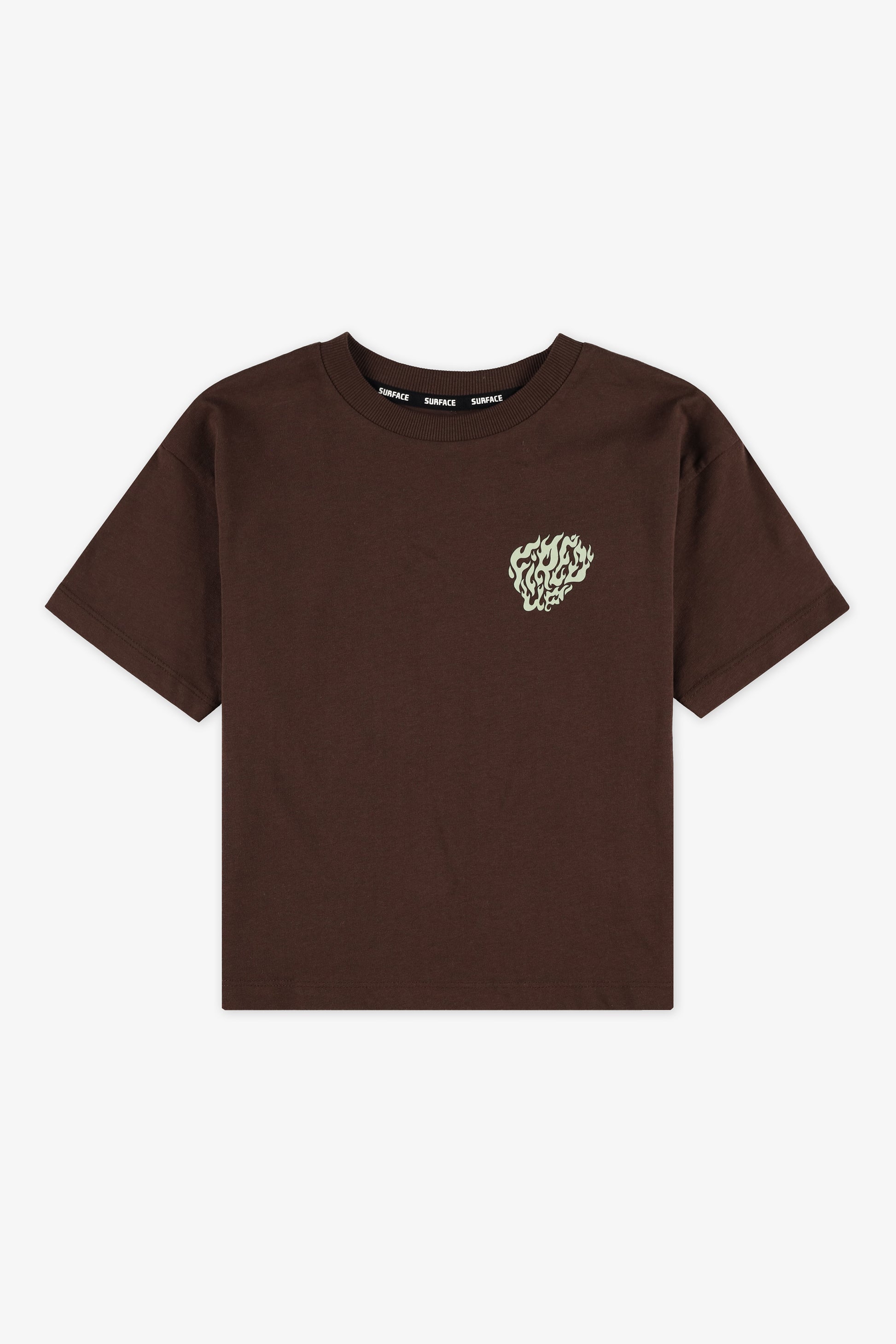 T-shirt décontracté - Enfant garçon && BRUN