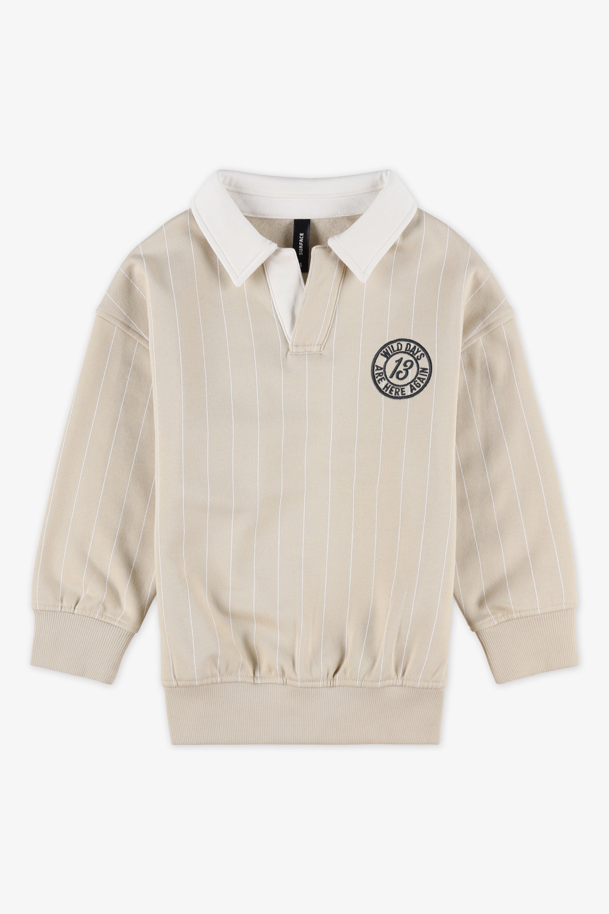 Polo ouaté confortable - Enfant garçon && BEIGE/MULTI