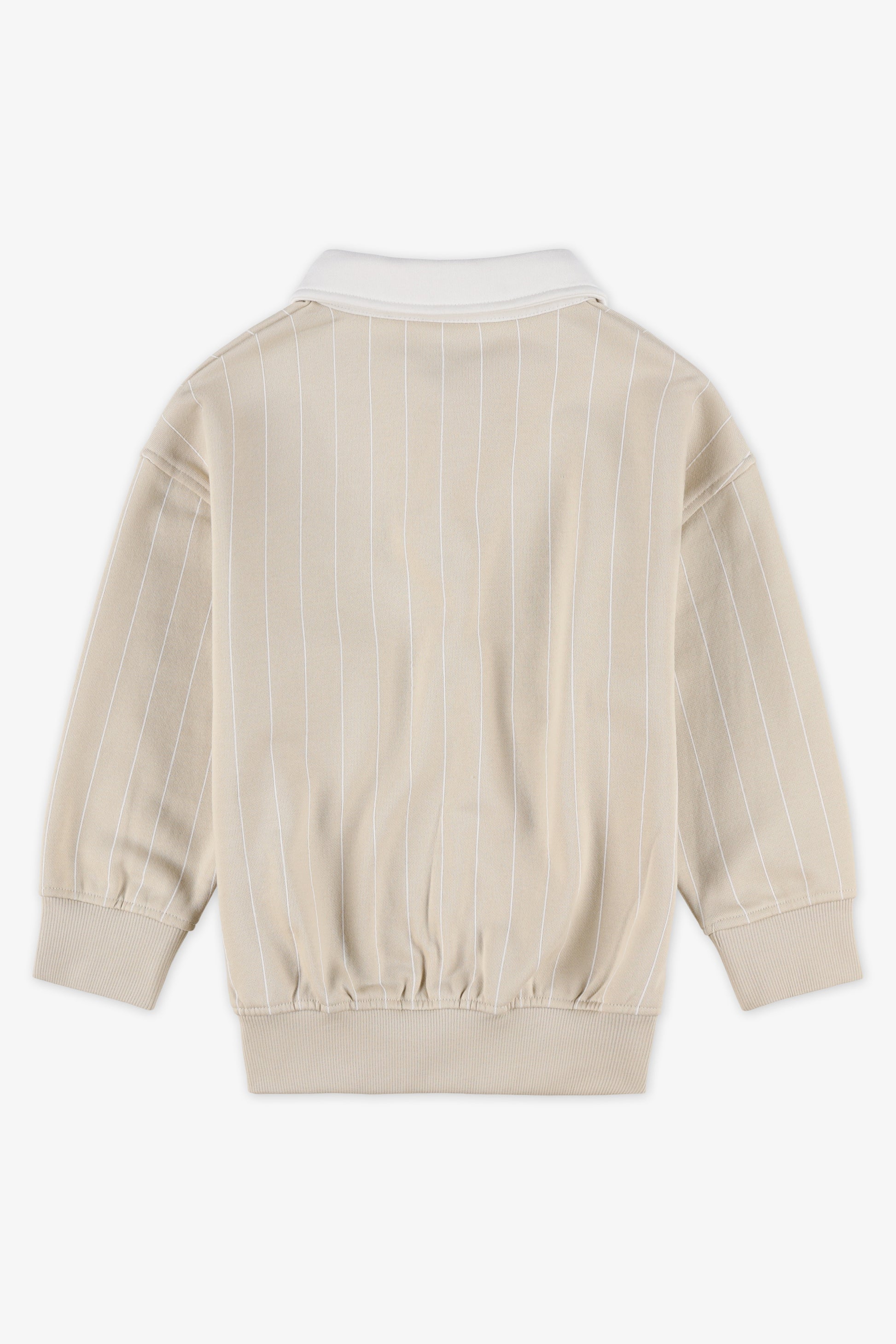 Polo ouaté confortable - Enfant garçon && BEIGE/MULTI