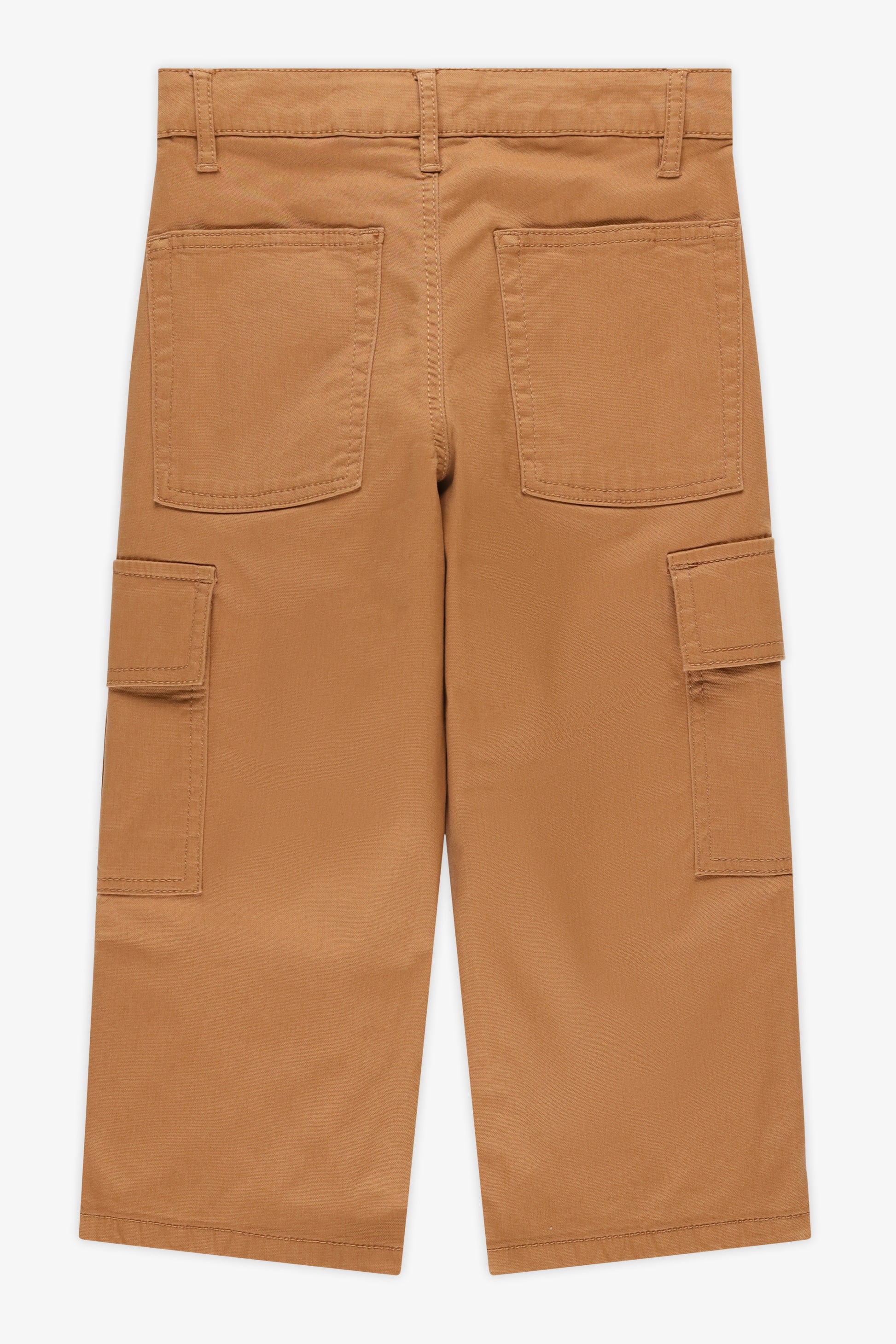 Pantalon en twill polyvalent - Enfant garçon && BRUN
