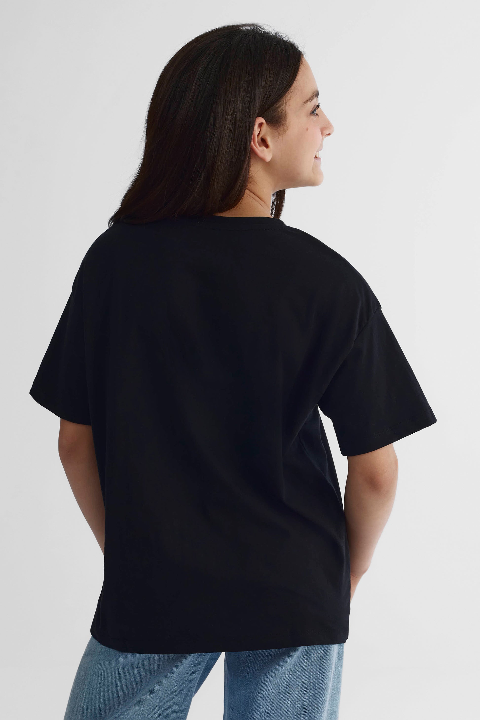 T-shirt tendance - Ado fille && NOIR