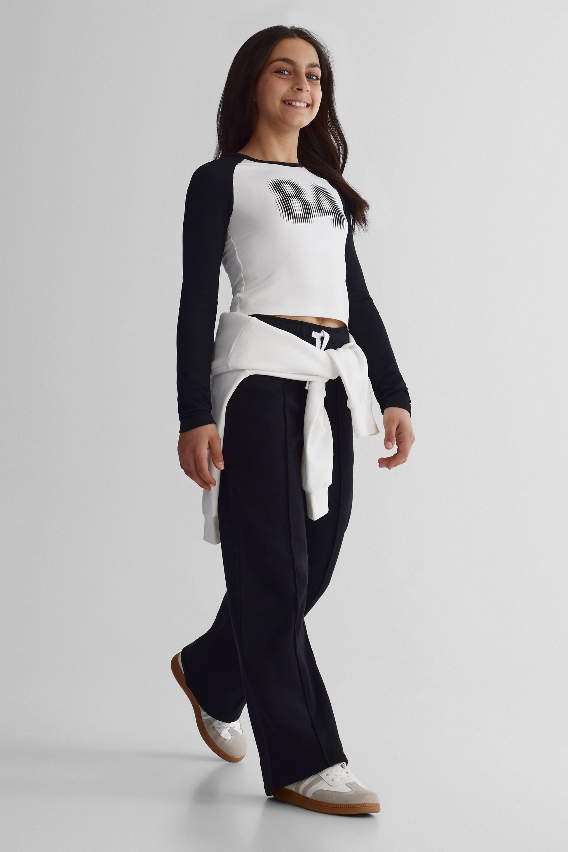 Pantalon ouaté confortable - Ado fille && NOIR