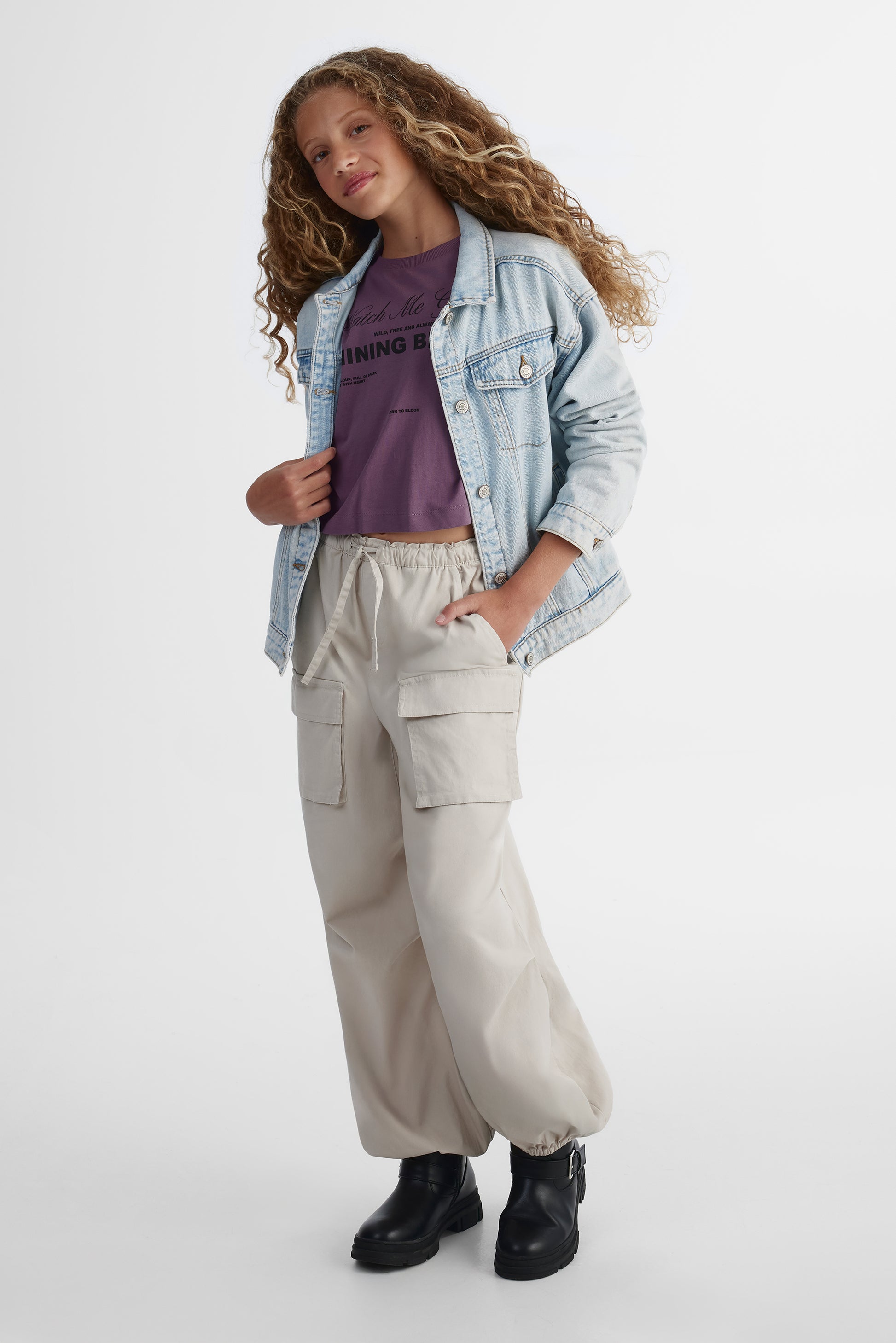 Chandail léger polyvalent - Ado fille && MAUVE