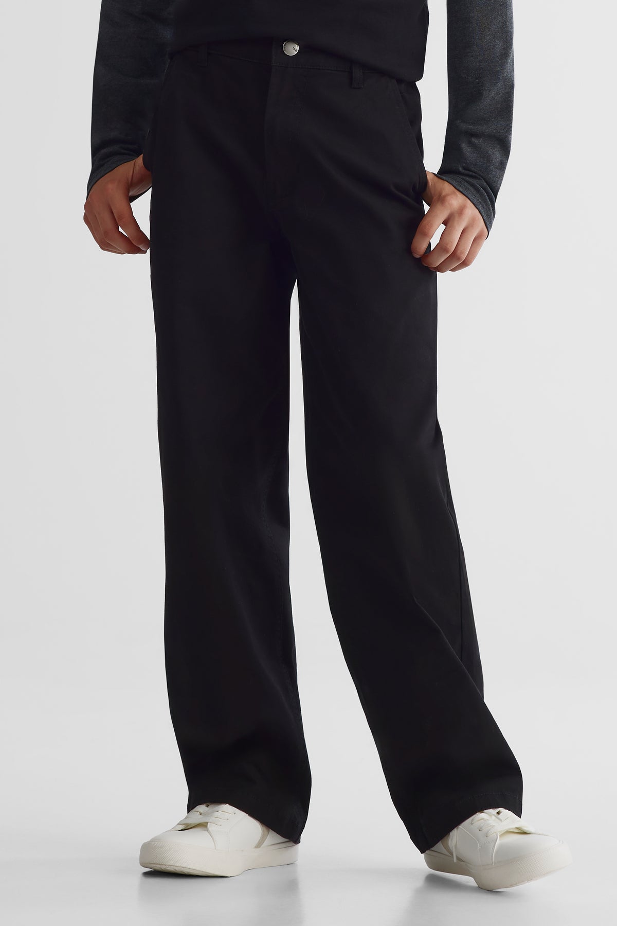 Pantalon extensible - Ado garçon && NOIR