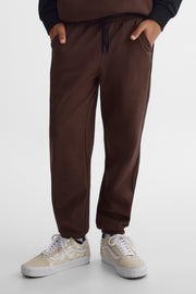 Pantalon ouaté confortable - Ado garçon && BRUN