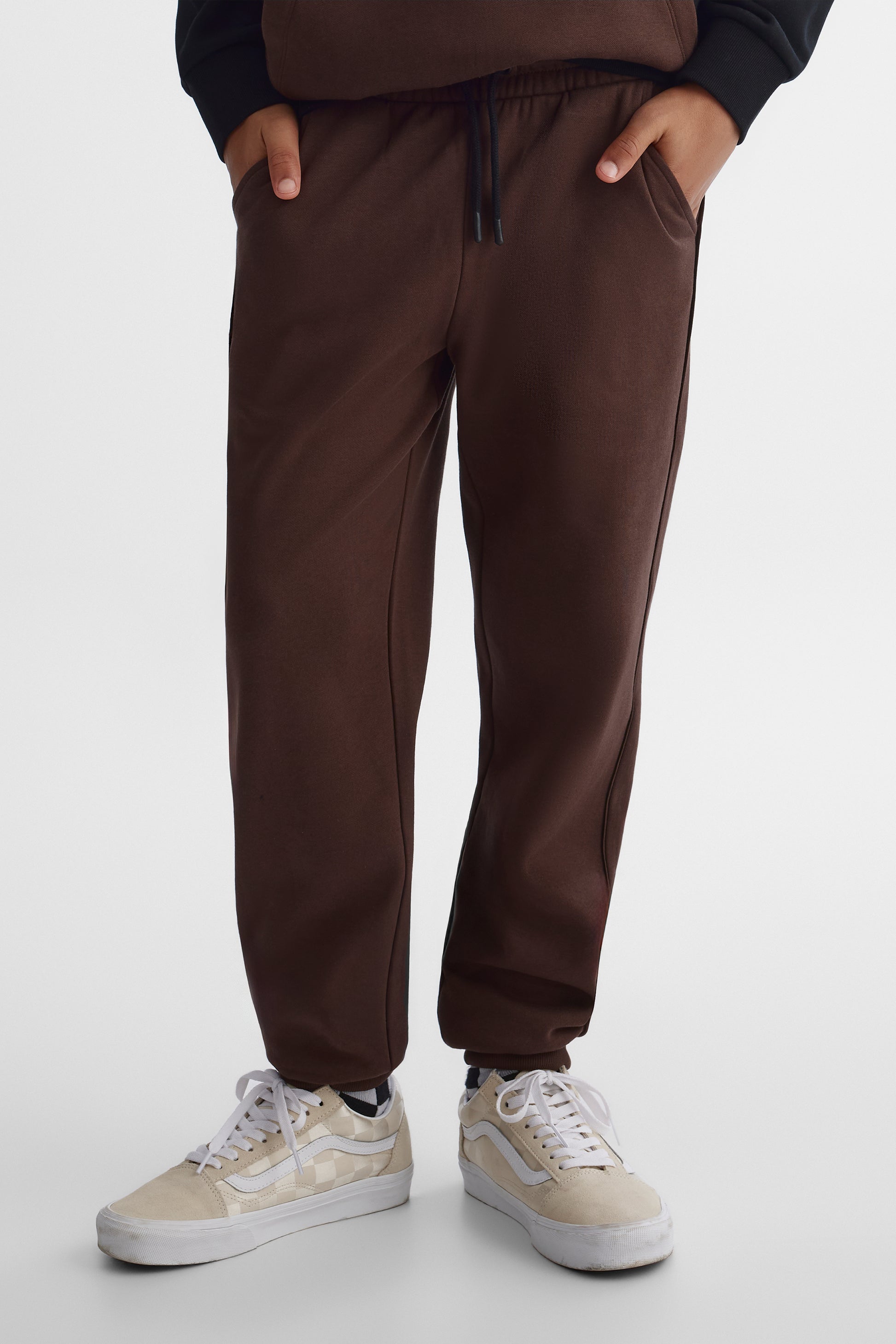 Pantalon ouaté confortable - Ado garçon && BRUN
