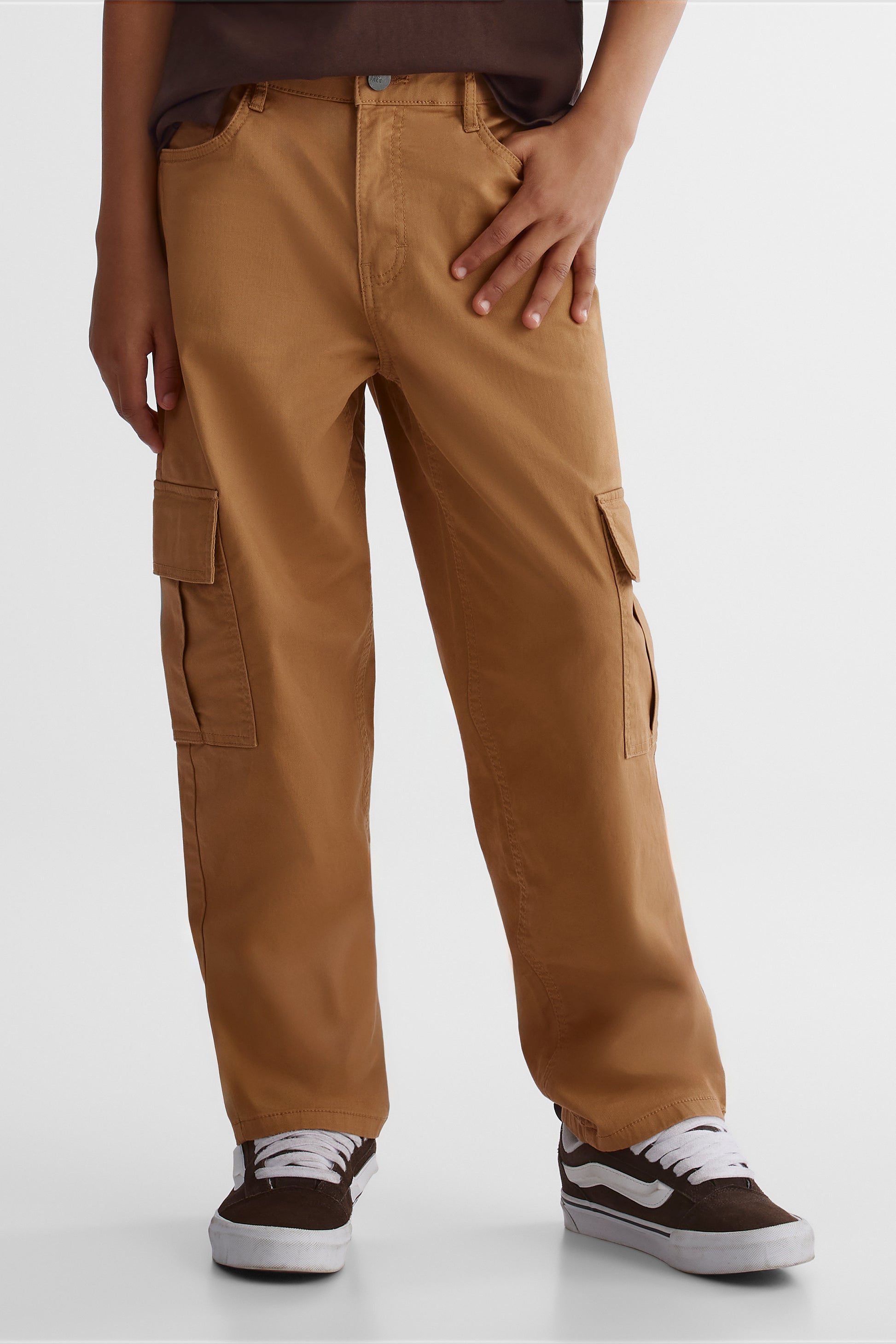 Pantalon confortable - Ado garçon && BRUN