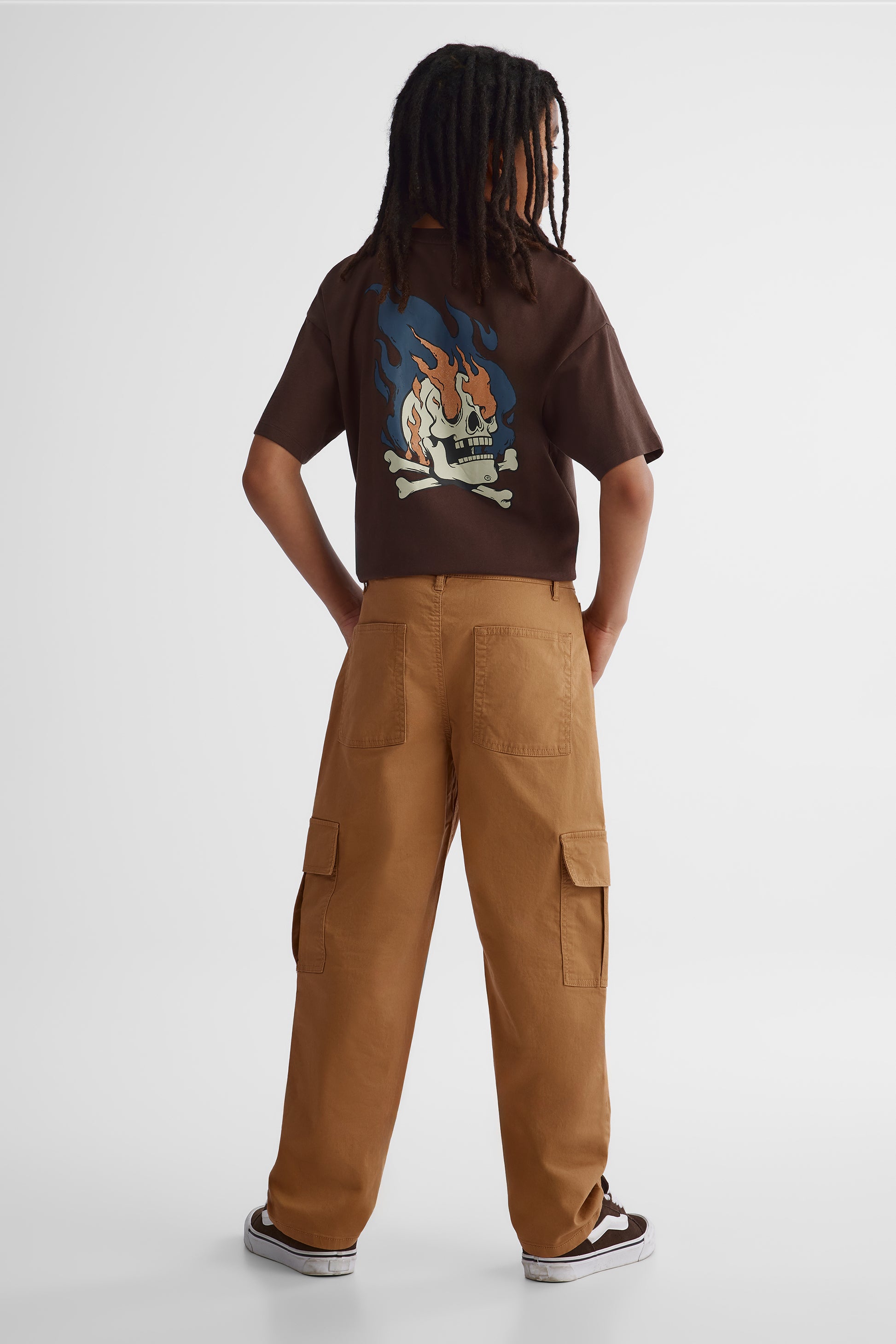 Pantalon confortable - Ado garçon && BRUN