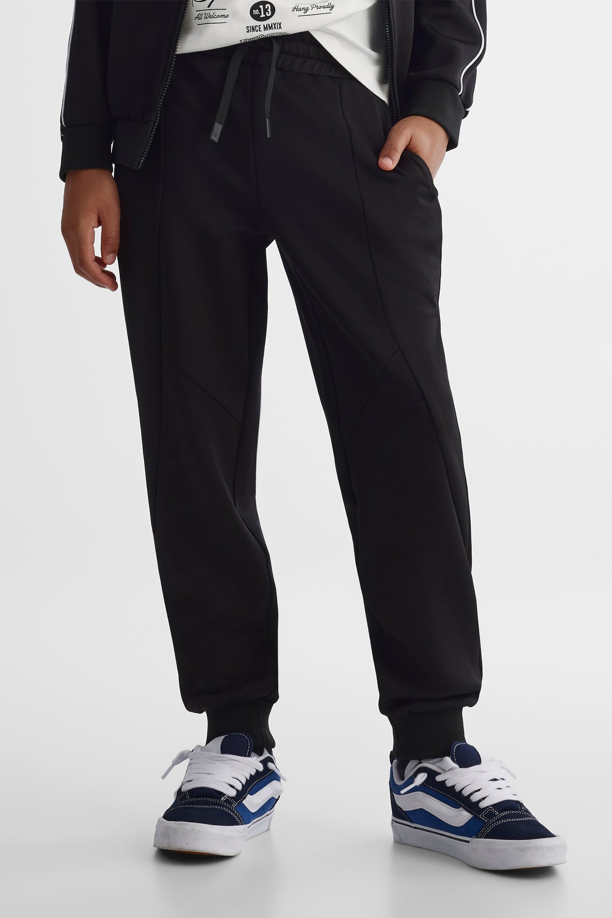 Pantalon extensible - Ado garçon && NOIR