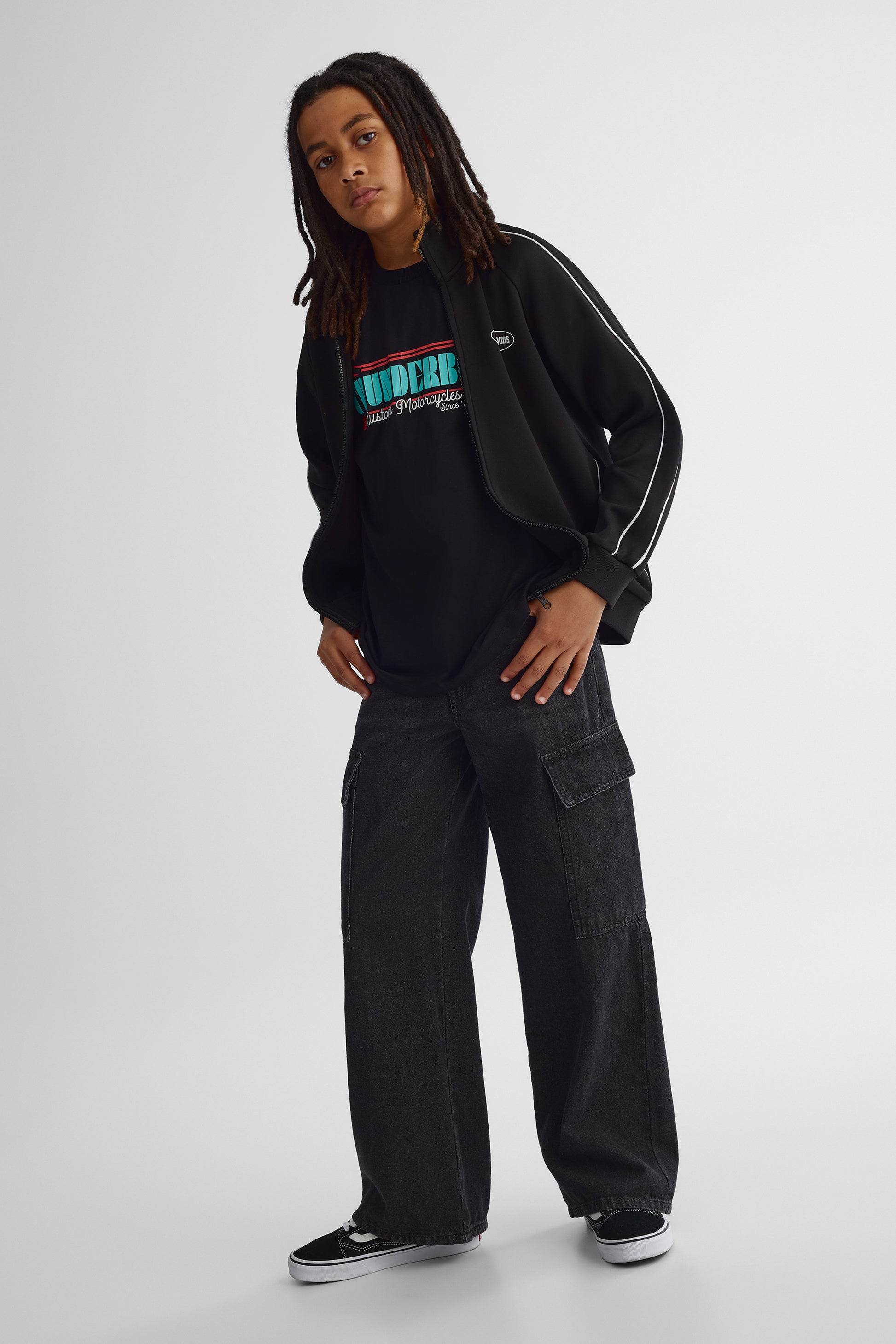 T-shirt tendance - Ado garçon && NOIR