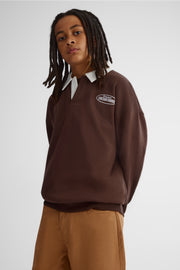 Polo ouaté confortable - Ado garçon && BRUN