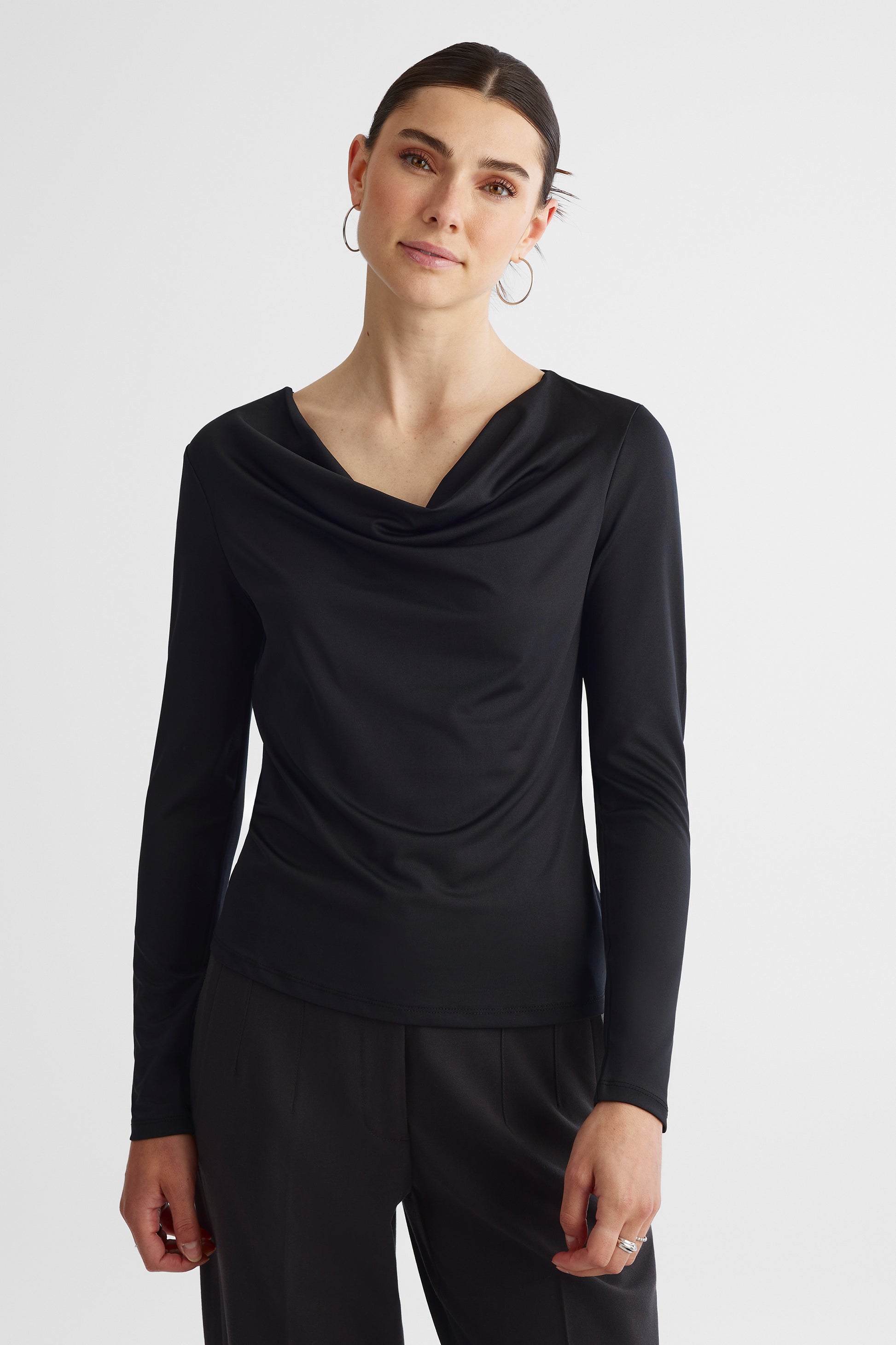 Chandail léger essentiel - Femme && NOIR