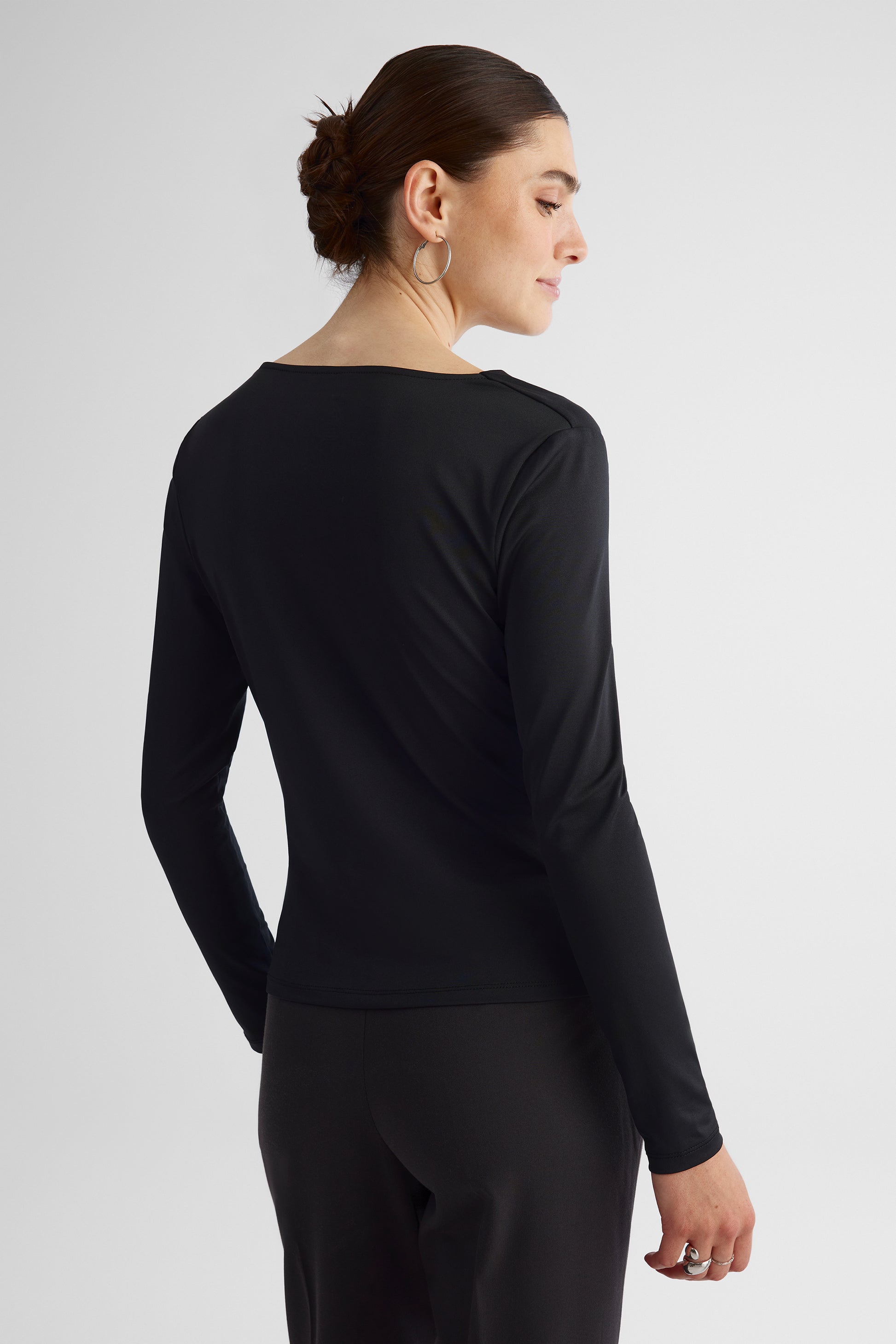 Chandail léger essentiel - Femme && NOIR