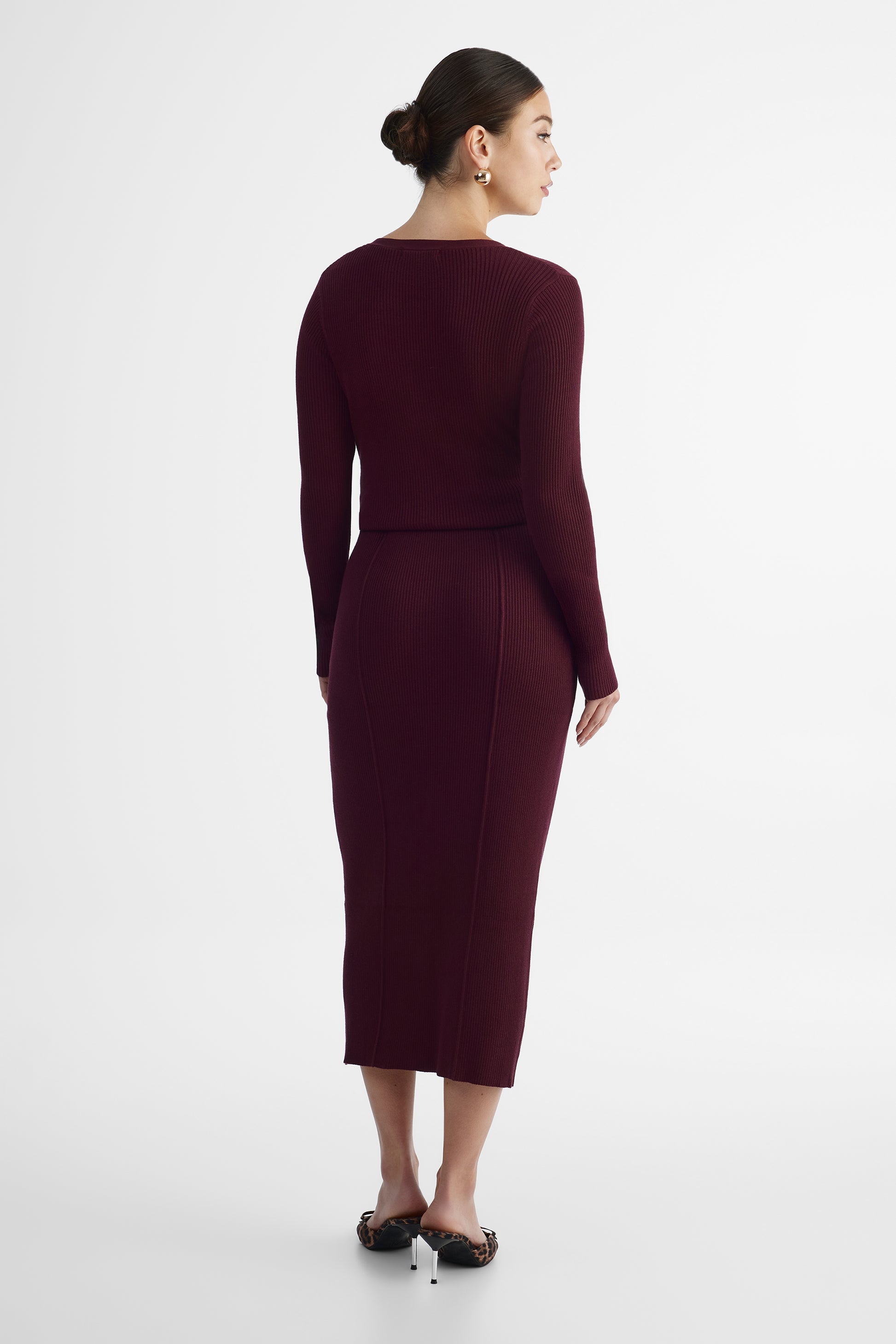 Jupe tendance - Femme && BOURGOGNE