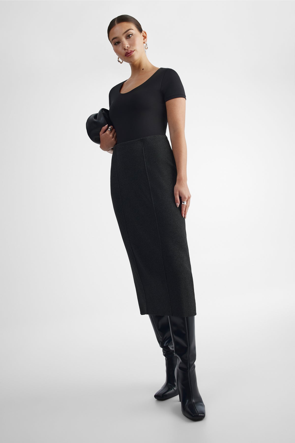 Jupe tendance - Femme && GRIS FONCE