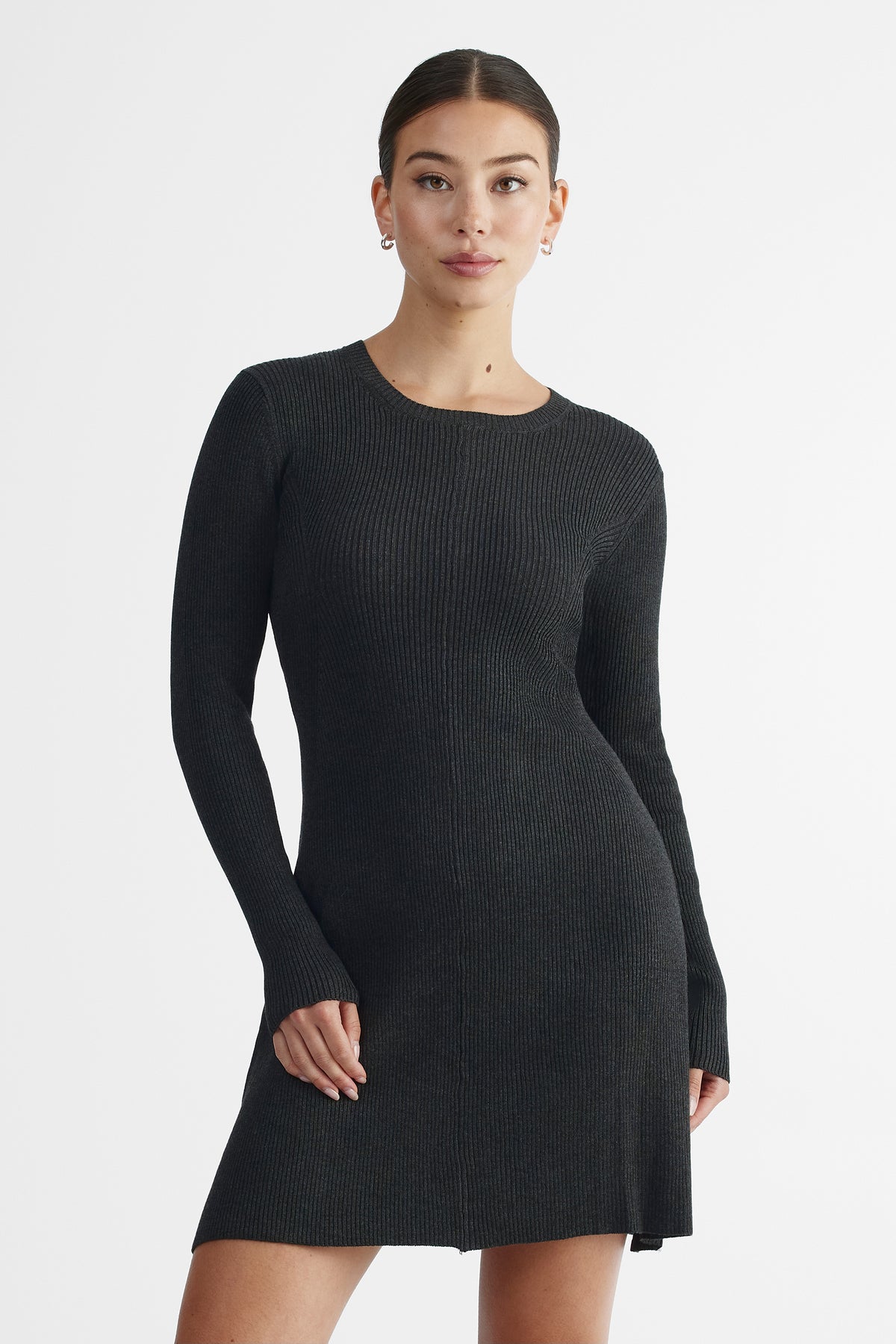 Robe confortable - Femme && GRIS FONCE