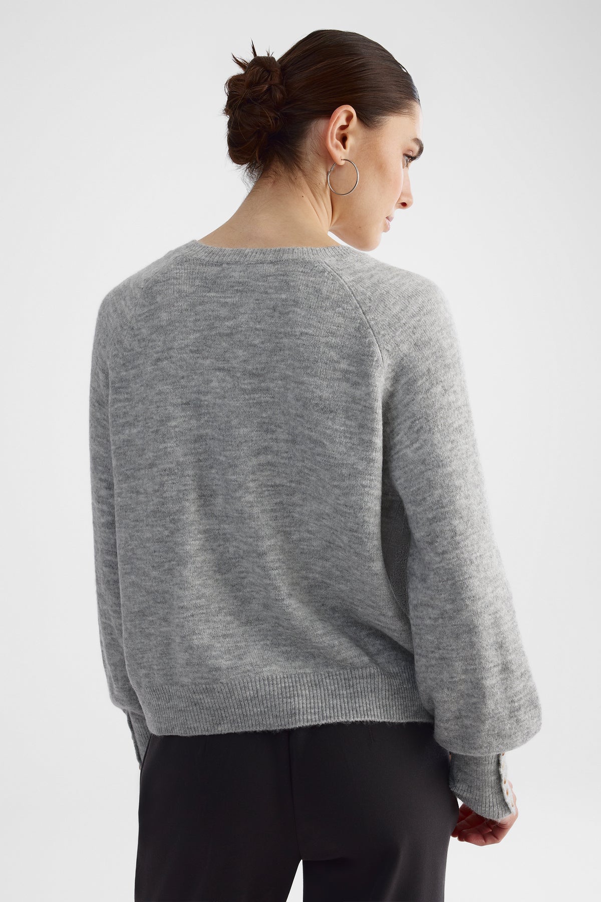 Cardigan tendance - Femme && MIX GRIS CLAIR
