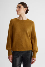 Chandail tricoté moelleux - Femme && JAUNE