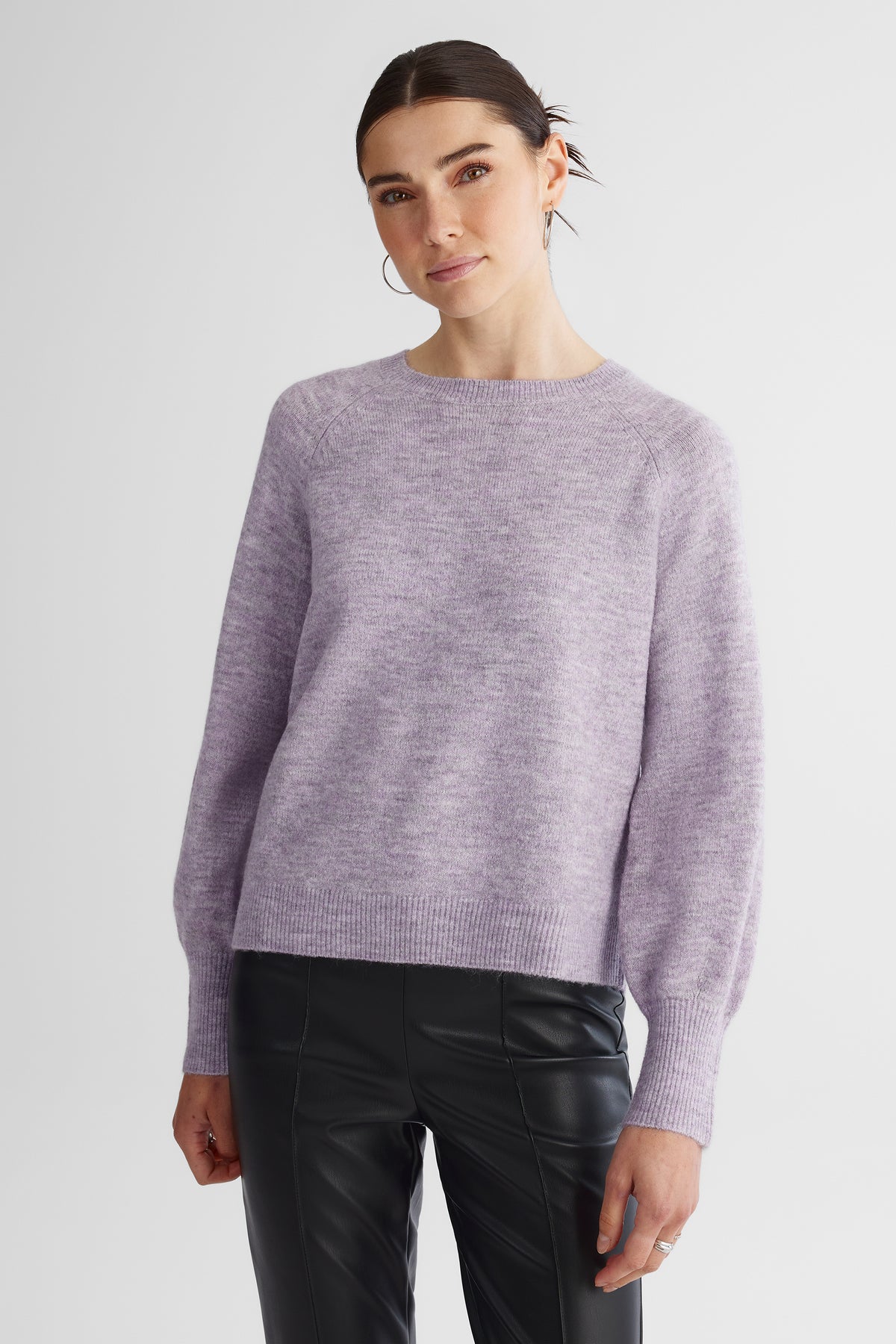 Chandail tricoté moelleux - Femme && VIOLET