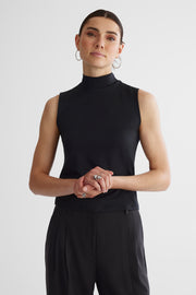 Camisole essentielle extensible - Femme && NOIR