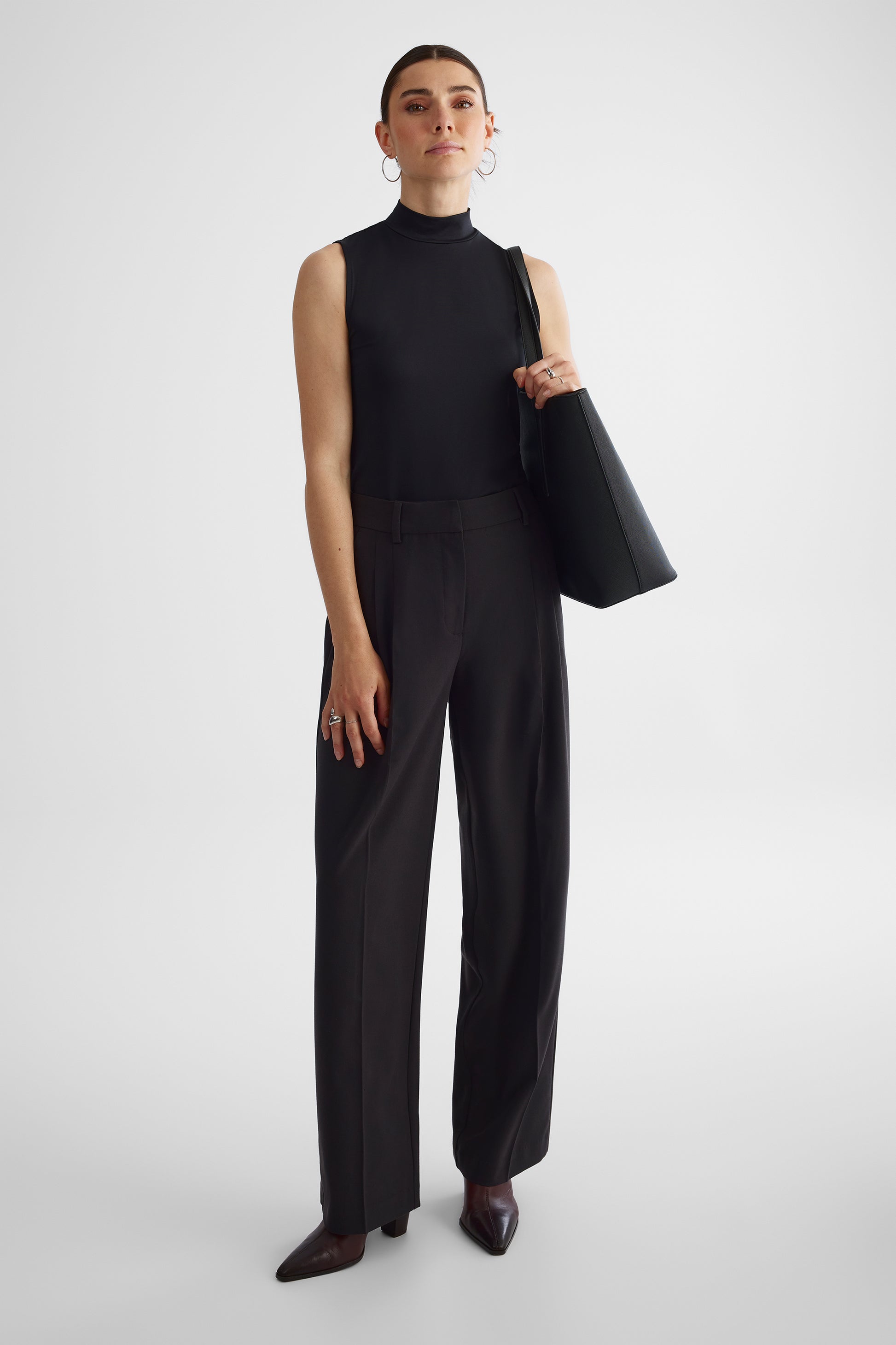 Camisole essentielle extensible - Femme && NOIR