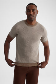Chandail tricoté moelleux - Homme && TAUPE