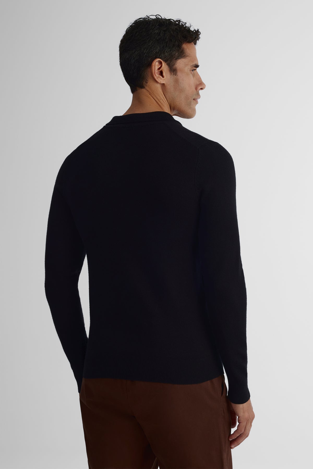 Chandail tricoté tendance - Homme && NOIR