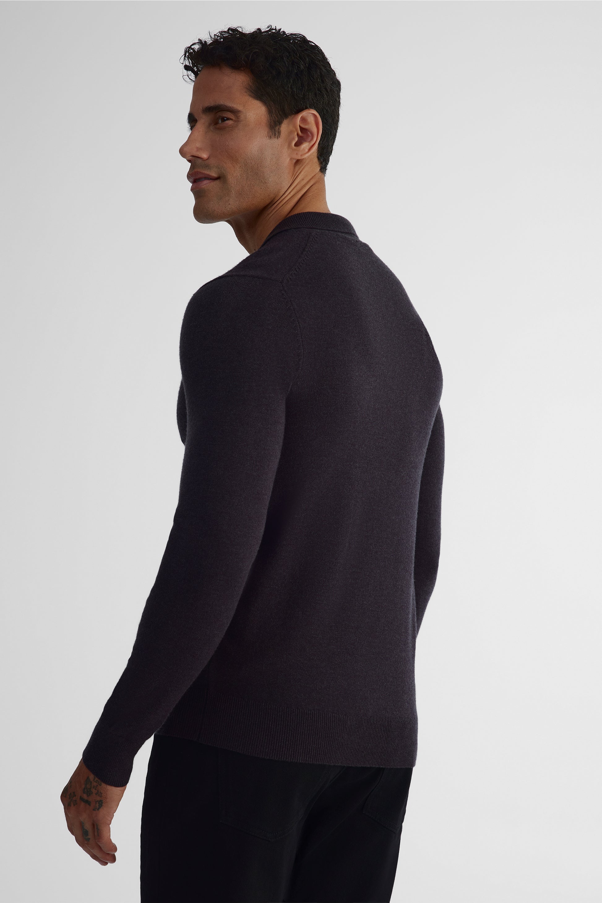 Chandail tricoté tendance - Homme && CHARBON MIXTE