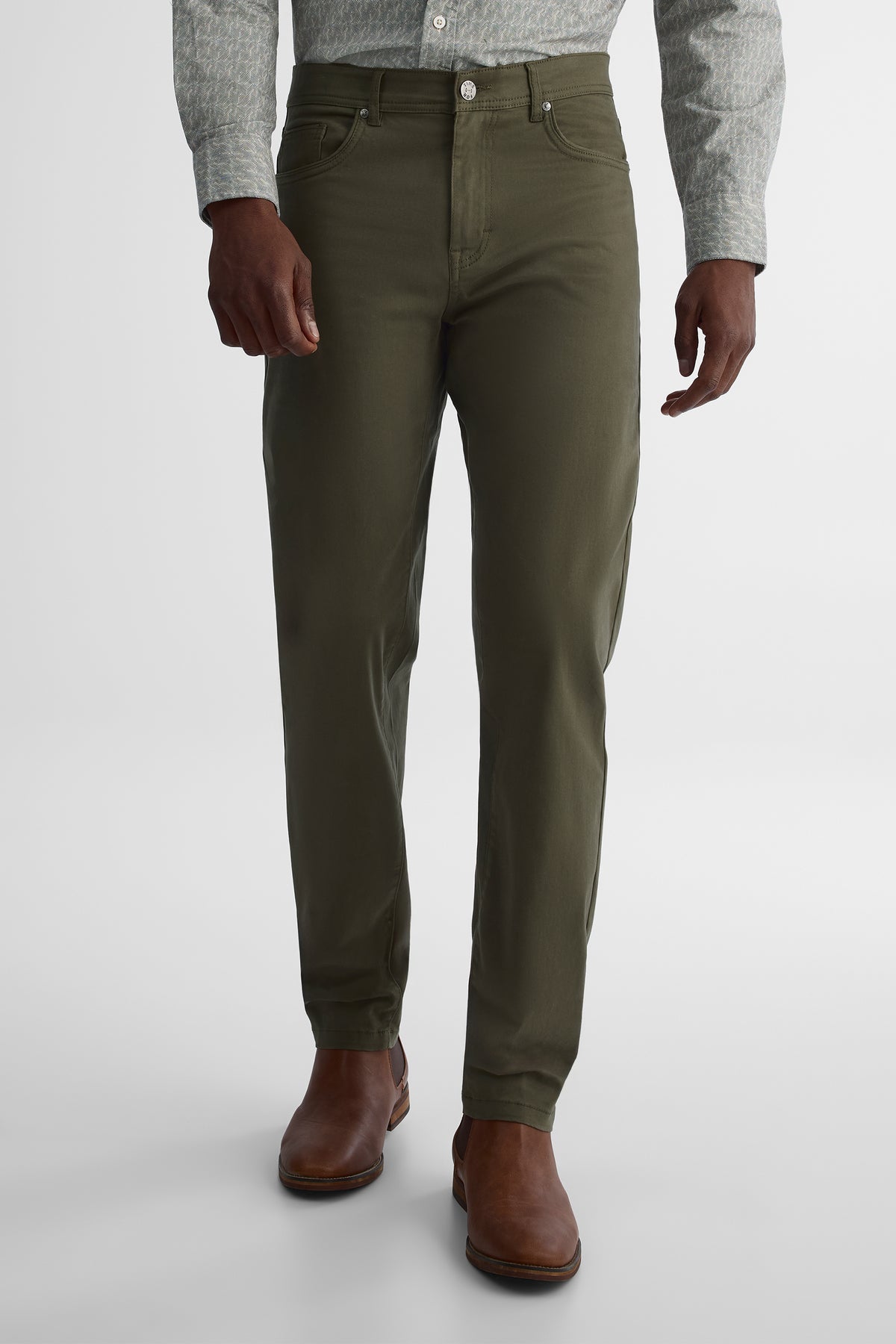 Pantalon extensible - Homme && VERT