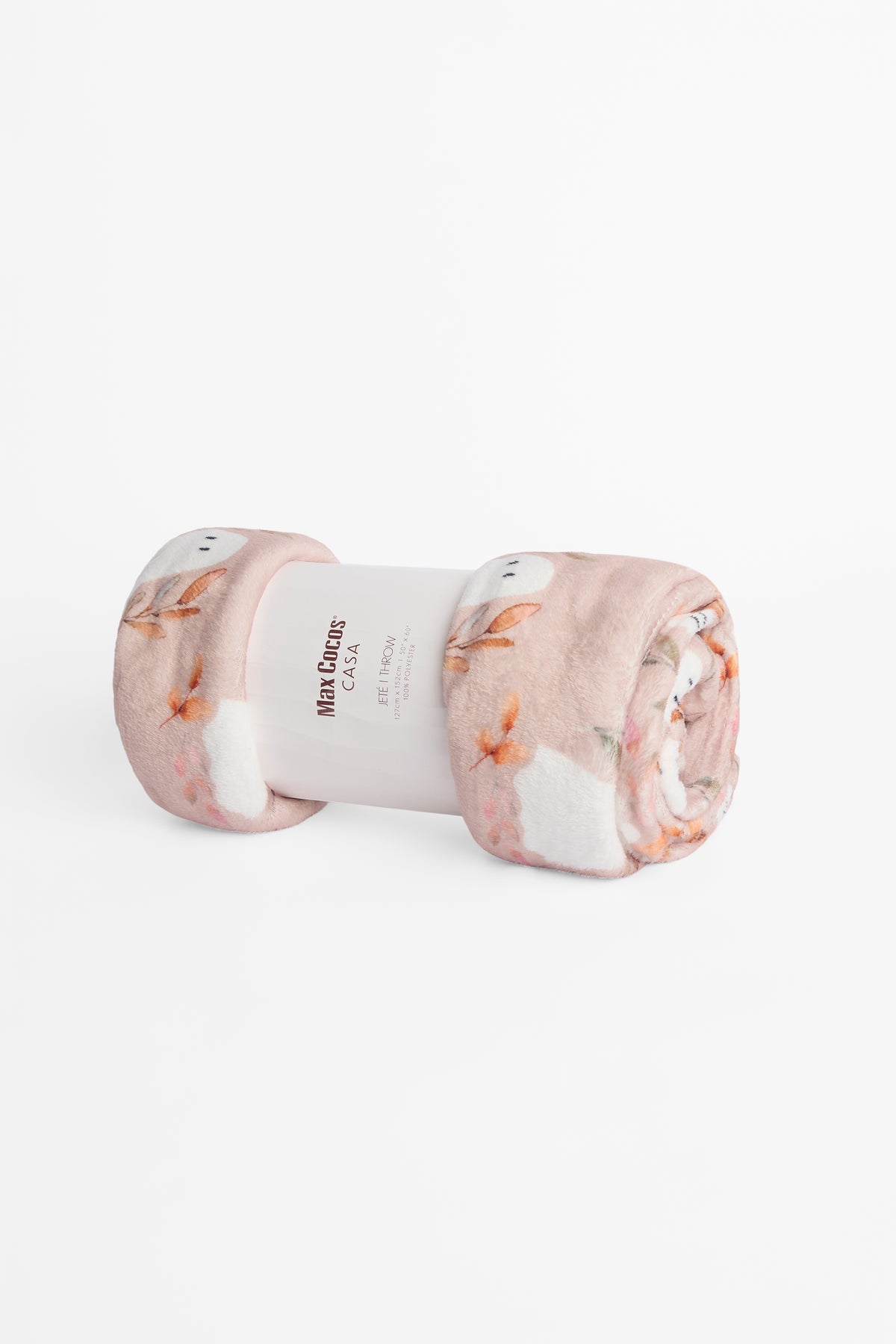 Jeté texturé - Maison && TAUPE