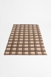 Tapis texturé - Maison && BRUN