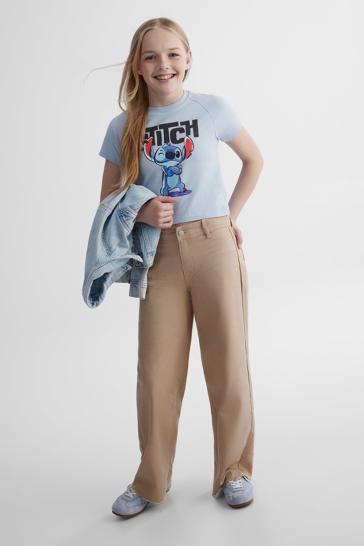 T-shirt Lilo & Stitch - Ado fille && BLEU